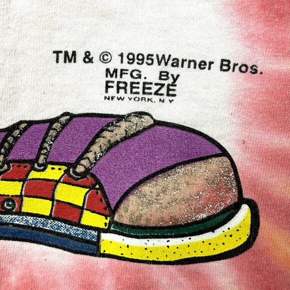 Warner Brothers Hip Hop Tweety Bird 1995 Freeze Tee Shirt Vintage Collec… - Picture 3 of 12